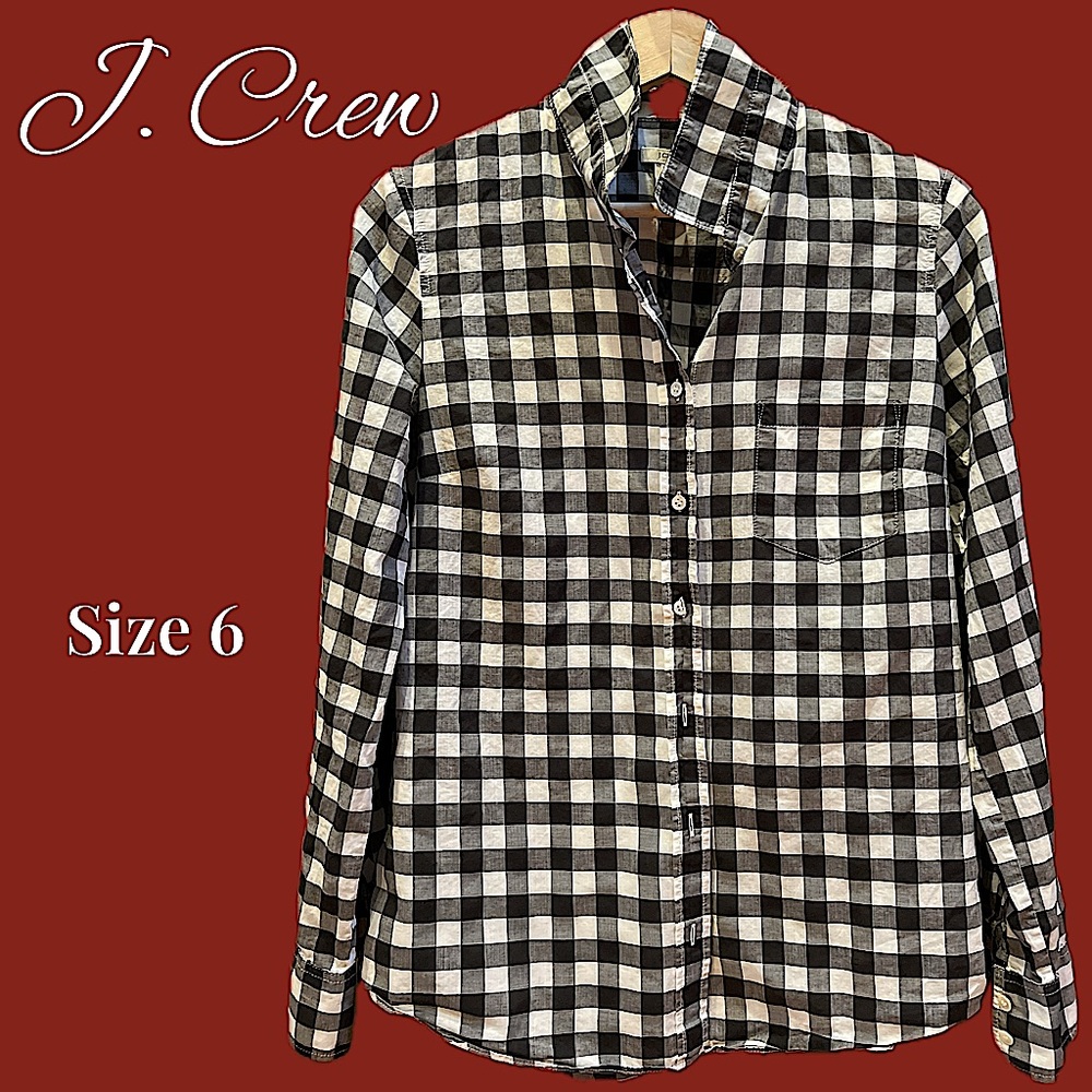 J. Crew Plaid Shirt 🖤 🤍